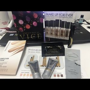 Make-up Samples + Elizabeth Arden skincare Bundles